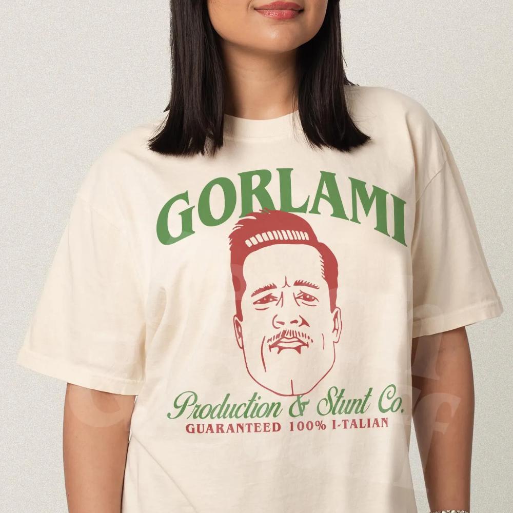 Gorlami Stunt Company TShirt Tarantino Inspired Movie Tee Graphic Cotton Womens Unisexs TShirt Casual Crew Neck Unisex M