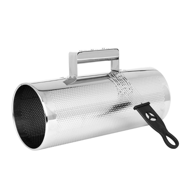 Metal Guiro Shaker Metal Guiro Instruments with Scraper Latin Percussion Instrument for Performances and Music Training