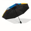 1pc Yellow Donald Duck Automatic Opening and Closing Umbrella - Suitable for Various Occasions, Outdoor Activities, Lightweight and Durable
