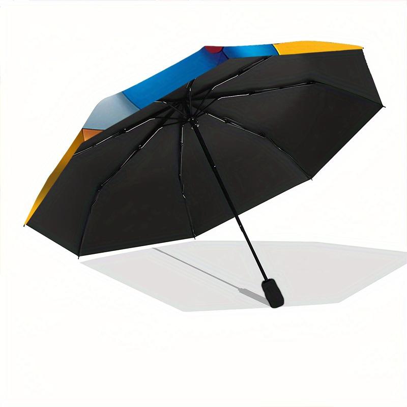 1pc Yellow Donald Duck Automatic Opening and Closing Umbrella - Suitable for Various Occasions, Outdoor Activities, Lightweight and Durable