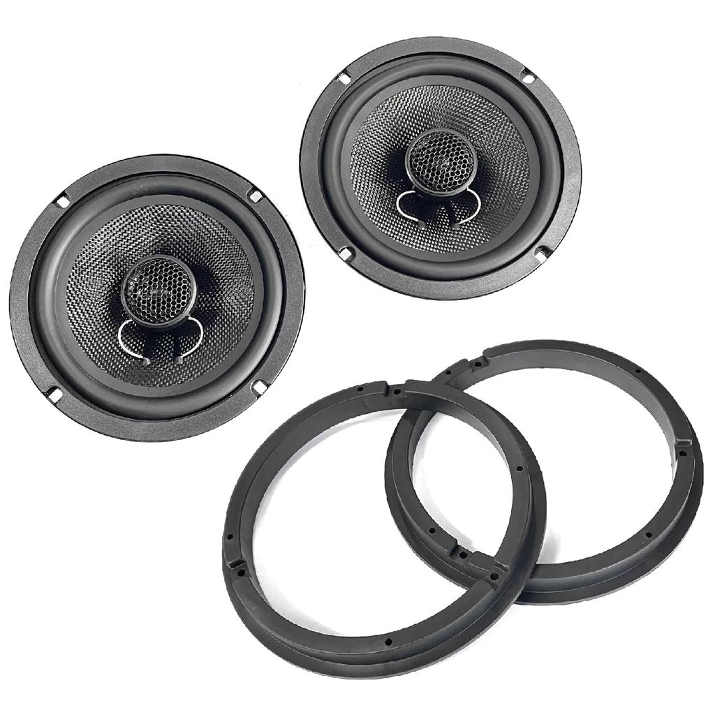 CGP Car Coaxial with Baffle Speaker, 17cm, 6.5-inch, 180W, Set, CGP-ZD658-SM20