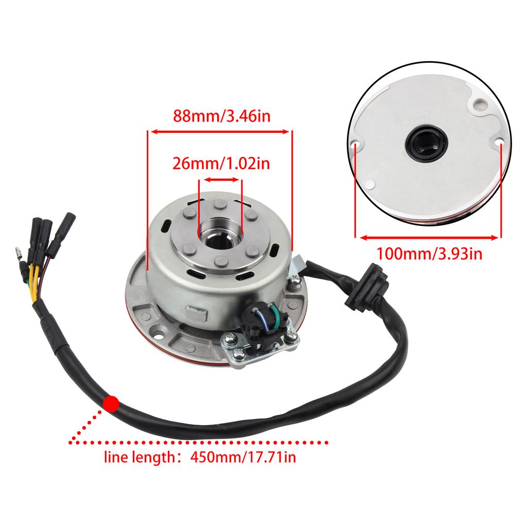 Motorcycle Ignition Magneto Stator For YX YinXiang 1P60FMJ 160FMK 150cc 160cc Flywheel Kit Dirt Bike ATV Coil Accessories