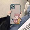 Couple Kawayi Jujutsu Kaisen Anime Phone Case for iPhone X XR XS 7 8 Plus 11 12 13 Pro MAX 13mini Translucent Matte Case