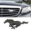 AJV1 3D Metal Fender Side Badge Decal Rear Trunk Running Horse Emblem Styling for Ford Mustang Kuga Escape Focus Ranger Edge Fusion