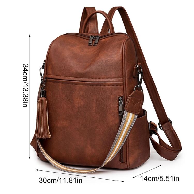 Women PU City Backpack Student School Bookbags Large Capacity Travel Backpacks