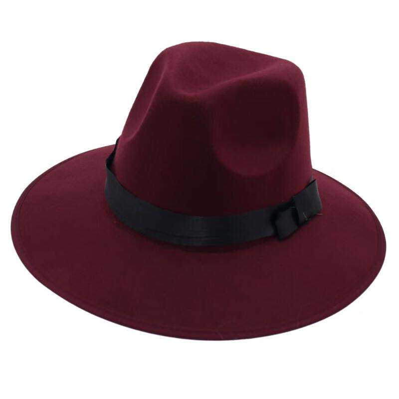 Unisex British Style Felt Fedora Hat