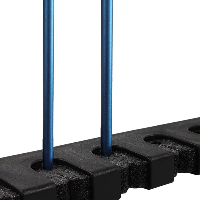 Vertikaler Angelrutenhalter Wandmontiertes Angelrutenregal Aufbewahren von Angelruten-Kombos, Großartiger Angelrutenhalter für die Garage