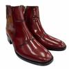 Pristine DIOR short boots HEEL BOOTS Red Patent leather mens Used