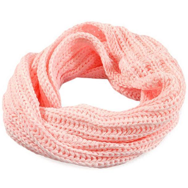 Knitted Circle Wool Scarf Shawl Wrap Winter Warm Collar 