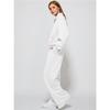 Europe America And The United States Women's Two Piece Oversized Zipper Sweatshirt Wide Leg Sweatpants Casual Suit