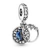 2pcs /Lot 45 Styles "Tree "Moon Star River Two In One Charms Beads Fit Original Diy Brand Bracelet Necklaces For Women Jewelry