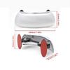 Motorcycle Rearview Mirror with 180 Degree Vision Convex Lens for ATV UTV Scooter Boat Car