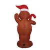 1.5m Christmas Inflatable Gingerbread Man Yard Decoration Outdoor Party Decor