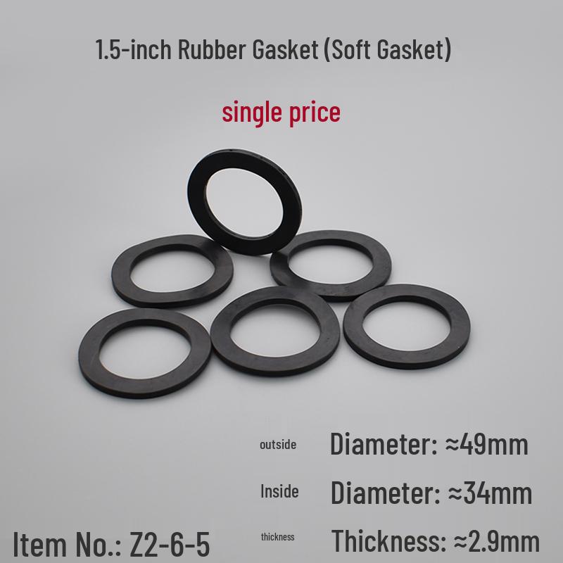 Jeu de Joints Souples en Caoutchouc Silicone et Joints Durs en PTFE - Différentes Tailles Disponibles