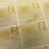 Used FENDI Tie Gloss Silk Gold Series Zucca Pattern