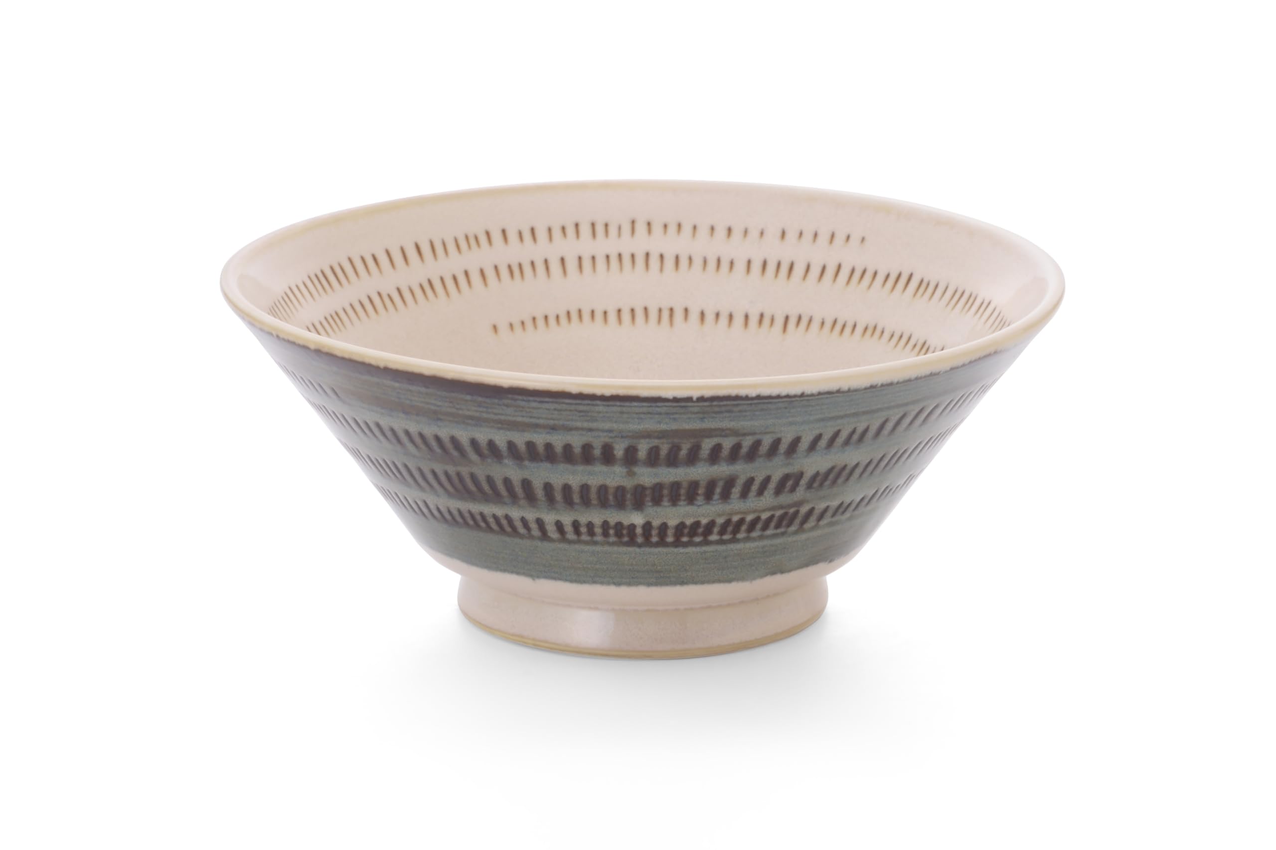 

Marusan Kondo Mino Ware Lightweight Ramen Bowl with Flying Plane Pattern (1 bowl)