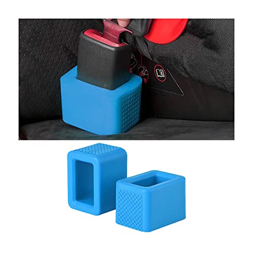 

BELOMI 2 шт. Держатель пряжки ремня безопасности, Легкий доступ к пряжкам на задних сиденьях, Силиконовый удлинитель пряжки ремня безопасности, Подходит для детей, Автомобильный ремень безопасности