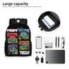 Ninjas Turtles Laptop Backpack Women Men Basic Bookbag for School College Students Superhero Bags