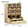 Multi-Functional Pen Holder Small-scale Desktop Household Multi Grid Design Environmentally Friendly and Practical Storage Box