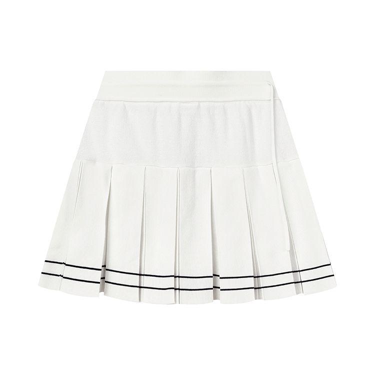Fila Athletics Fashion Woven Comfortable Pleated Casual Skirt Women skirts Jade-White A11W223302FWT