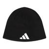 adidas Logo Embroidered Warm Casual Acrylic Yarn Hat Unisex Hats Black JY7996