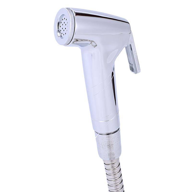 BIDET SHATTAF DOUCHE SPRAY CHROME HYGIENIC TOILET SHOWER HEAD HOSE SET MUSLIM