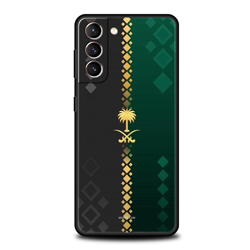 Saudi Arabia Passport Phone Case for Samsung Galaxy S24 S23 S22 S20 S21 FE Ultra S10 S10E S9 S8 Plus 5G Soft TPU Cover Shell Bag Samsung S23