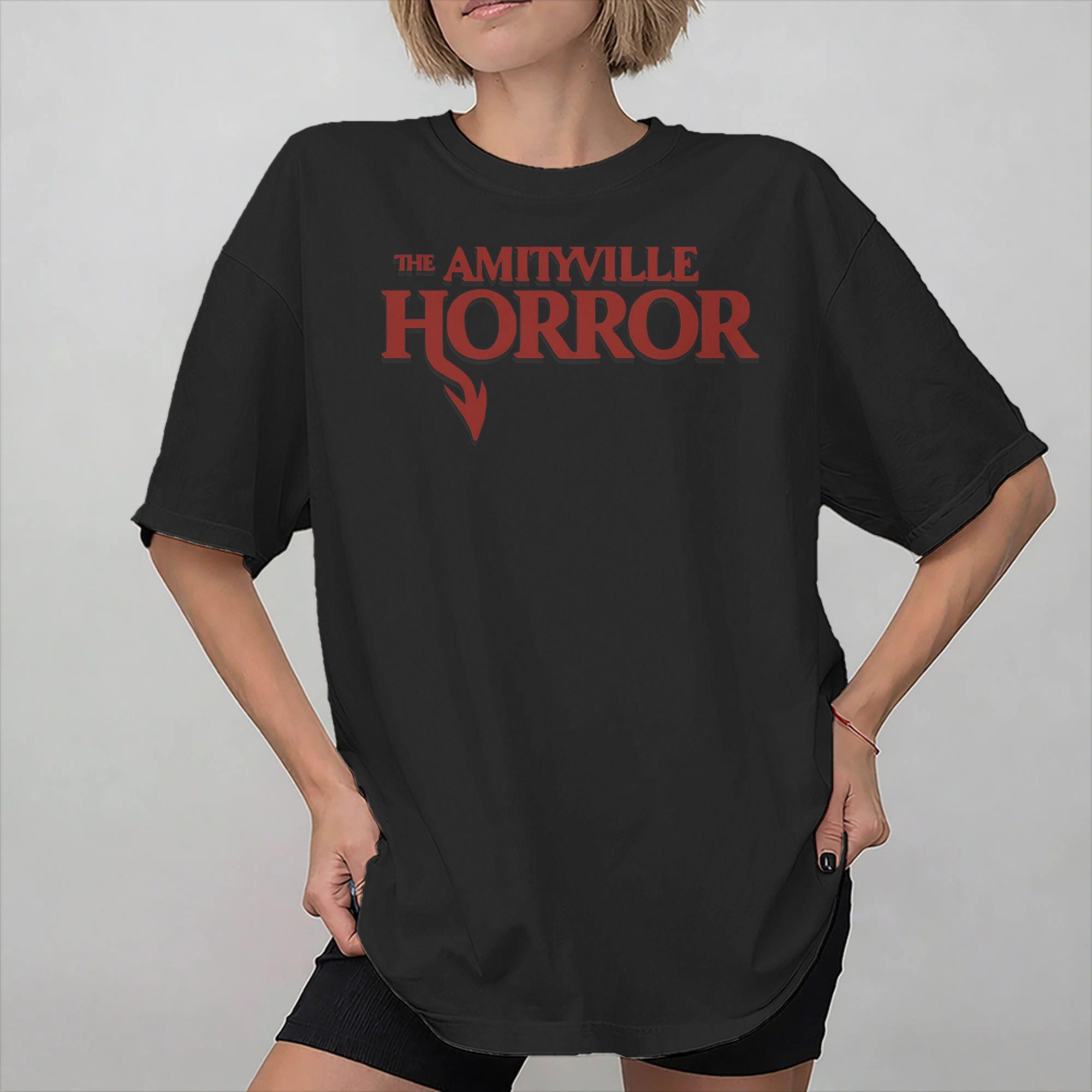 The Amityville Horror Movie Apparel Unisex T Shirts Cotton Tee Graphic Print  Tshirt Clothes S