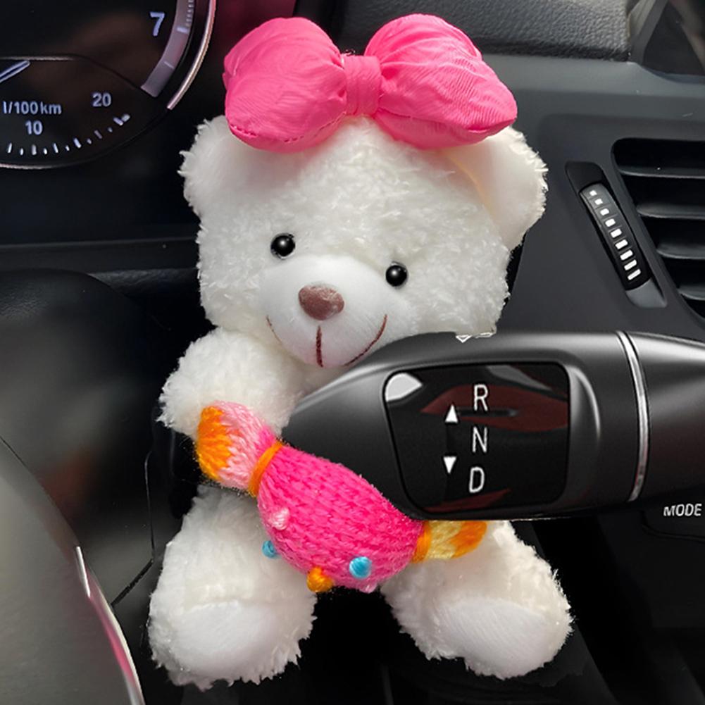 Dekoracja Samochodowa Lalka Niedźwiedź, Pluszowa Lalka Dekoracja Gałki Zmiany Biegów Samochodu, Pluszowe Lalki Dekoracje Wycieraczek i Kierunkowskazów, Do Akcesoriów Wnętrza Samochodu