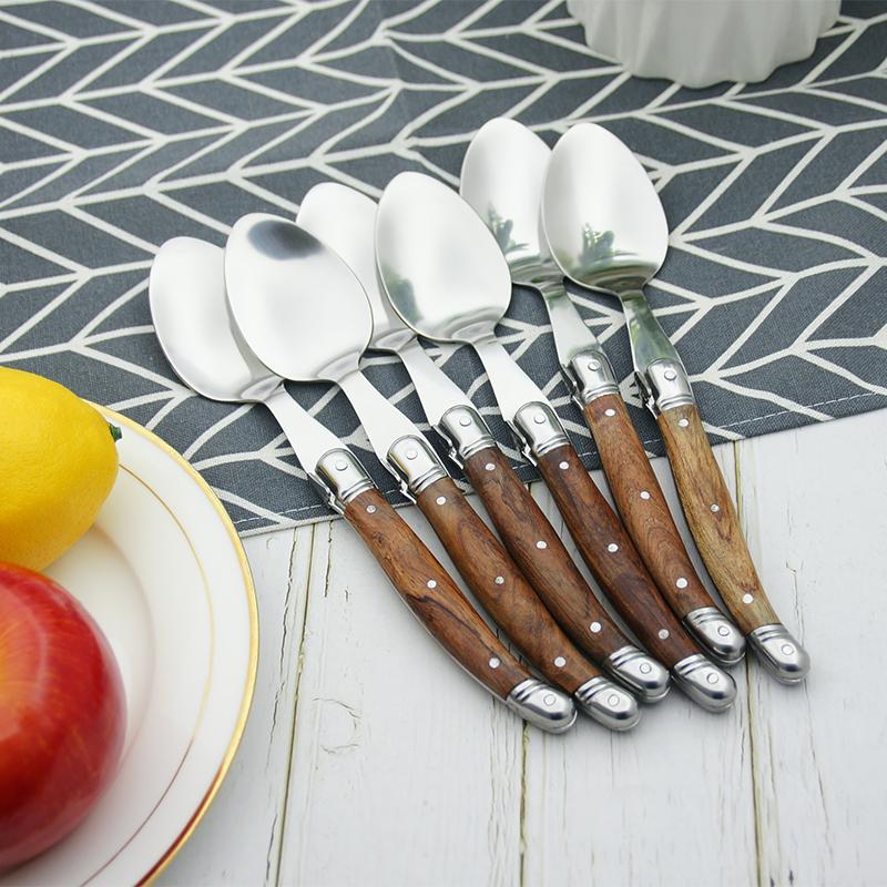 2-10pcs Laguiole Spoon set Tablespoon Dinner