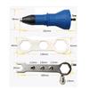 Electric New Cordless Drill Rivet Nut Tool – Riveter Adapter For Insert Nuts M2.4–M4.8 (2.4–4.8 Mm) With Wrench  Nuts