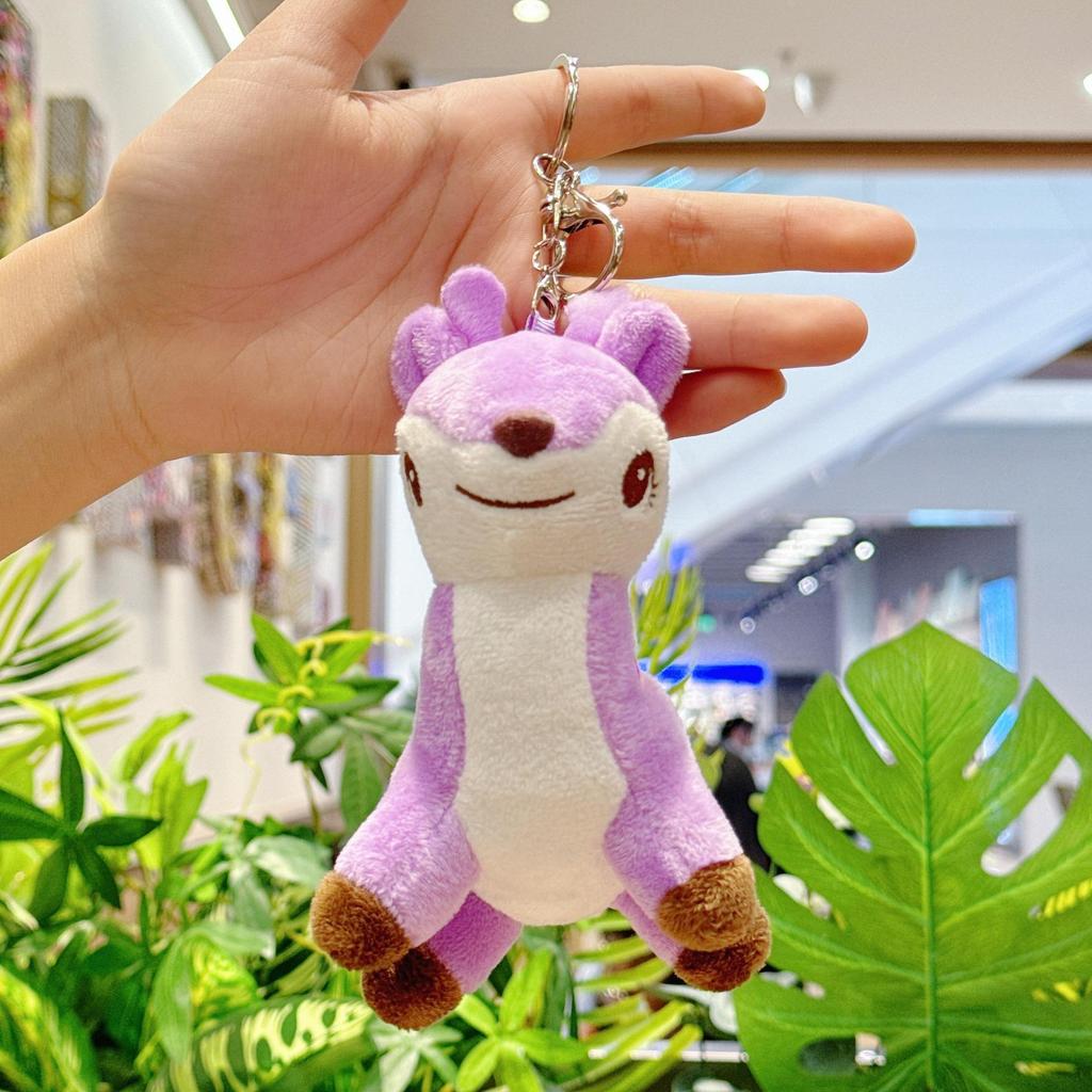 Cartoon Forest Animal Deer Plush Toy Doll Backpack Pendant
