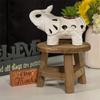 Mini-Holzhocker Blumenregal Hocker Ausstellungsständer Heim-Terrassen-Dekorationswerkzeug