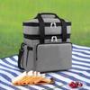 Double Layers Hand-Held Cooler Box Large Capacity Portable Storage Bag Waterproof Travel Picnic Camping Bag