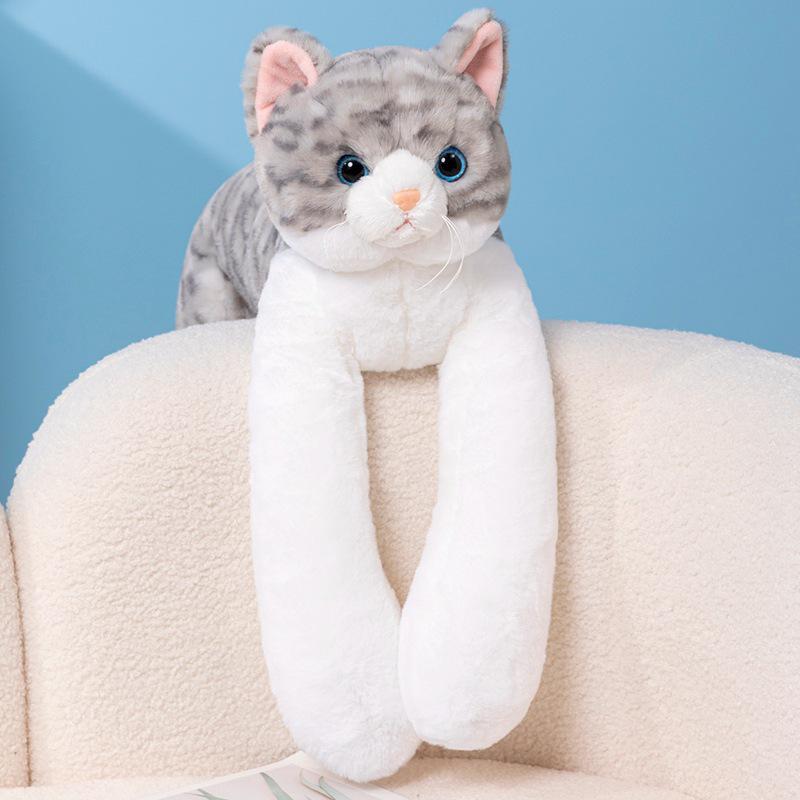 

Hugging Jilly Laying Cat Plush Doll - Comforting Gift for Girlfriend 70 cm