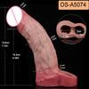 SXXY Real Veins Lifelike Closed Head Penis Sleeve For Men Dick Enlargement Silicone Reusable Condom Sex Products For Adult