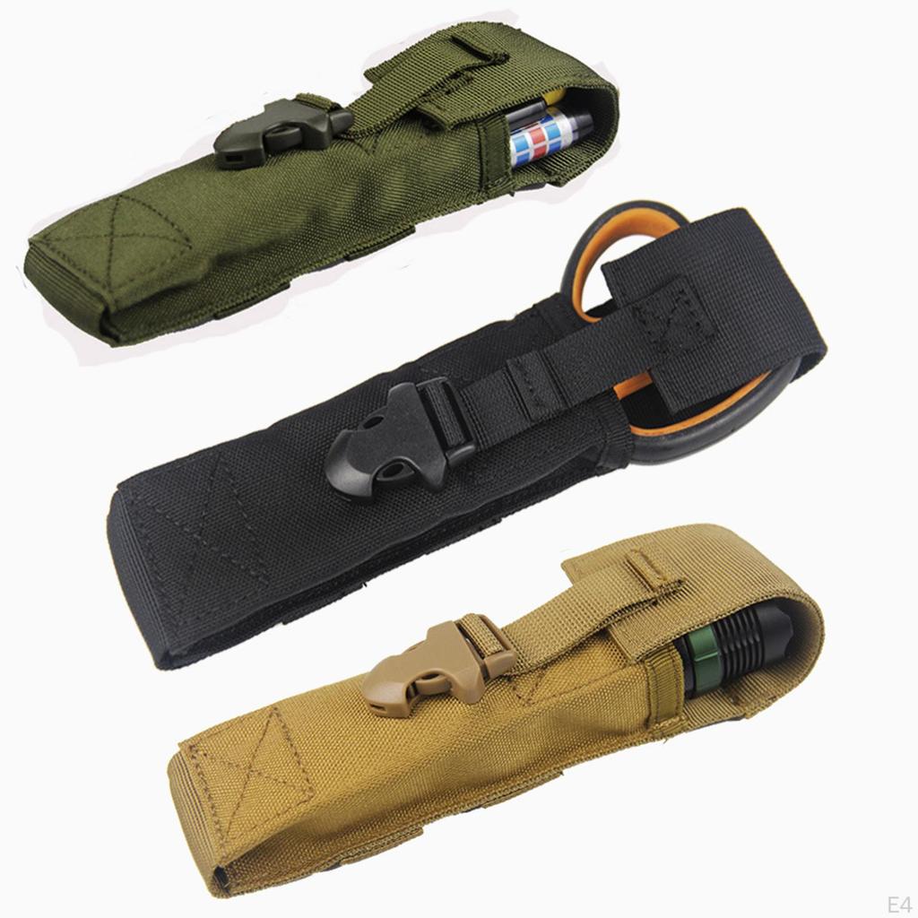 Flashlight , Pouch, Waterproof Nylon Pouch LED for Duty Belt Carry Case Holder