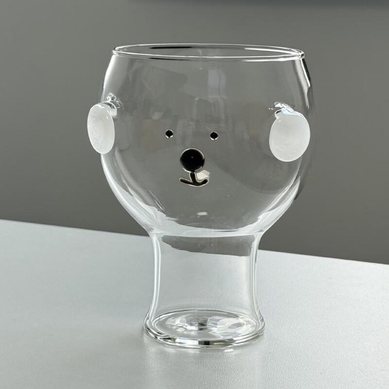 Handmade Cartoon Puppy Glass Mug