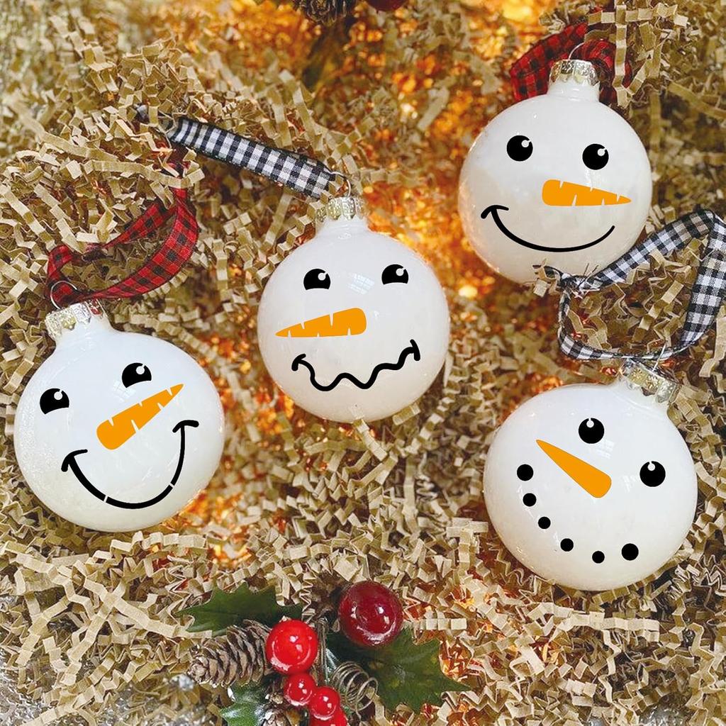 60pcs Christmas Stencils for Painting on Wood 3 Inch Small Nativity Ornament Reusable Holiday Xmas Drawing Stencil Templates for Wood DIY Crafts Card