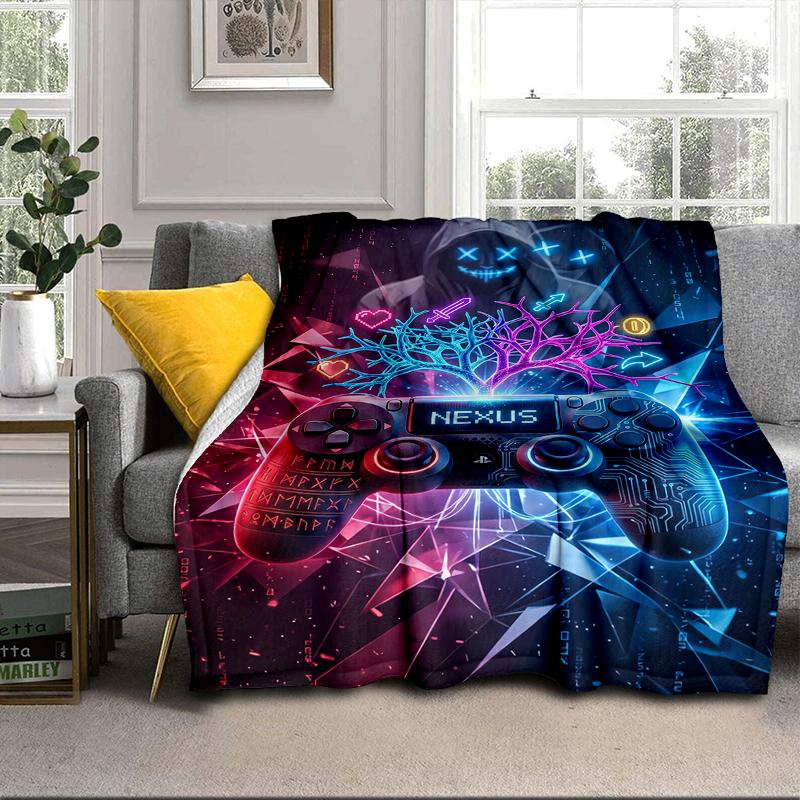 Player Control Duel Blanket Flannel Blanket Throw Blanket Sofa Cover Blanket Soft Premium Blanket Picnic Blanket Tv Blanket Gifts