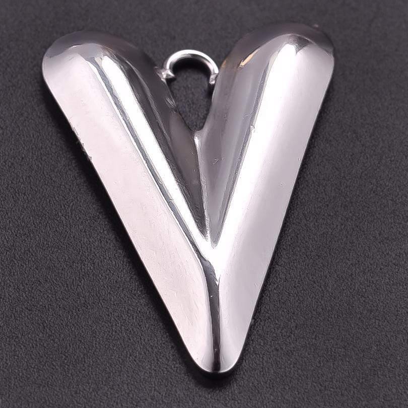 6pcs Breloque Acier Inoxydable Stainless Steel Music Note Flower Charms For Jewelry Making Supplies Heart Pendant Diy Materials
