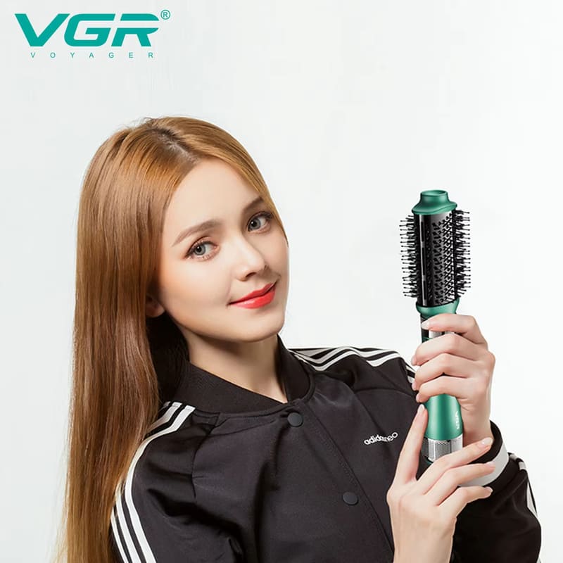 Nuovo Pettine Lisciante per Capelli Ricci da Donna 4-in-1 Multifunzionale a Doppio Uso Asciutto e Bagnato Asciugacapelli a Pettine ad Aria Calda Strumento per lo Styling Veloce Non Danneggia i Capelli