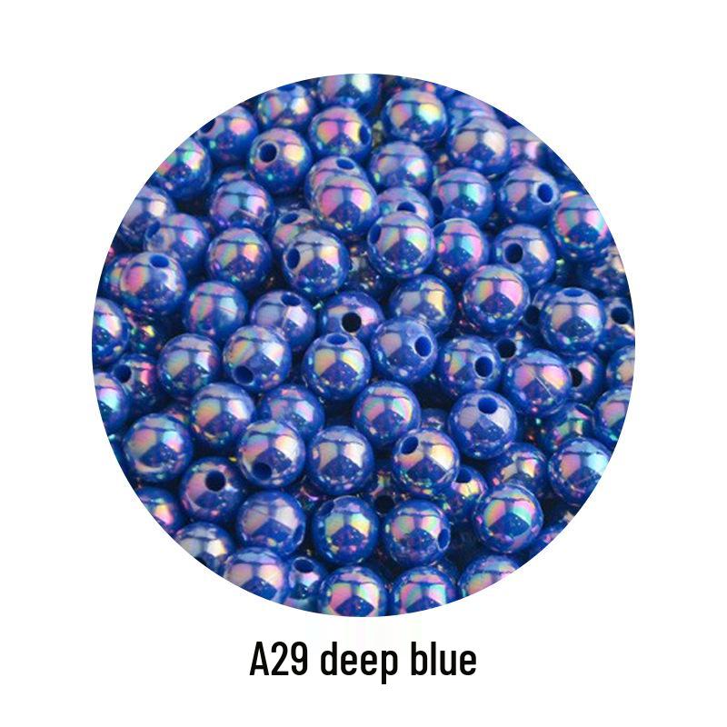 Iridescent AB Color Bubble Beads – Handmade for DIY Bracelets, Wedding Dress Accessories, and Imitation Pearls