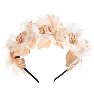Einfarbige Braut Kopfschmuck Elegante Haarkranz Neue Braut Kopfschmuck Haarschmuck