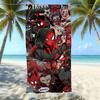 Toalla de Playa con Estampado de Dibujos Animados de Marvel Spider-Man, Natación en la Costa, Secado Rápido, Suave y Agradable para la Piel, Playa de Vacaciones