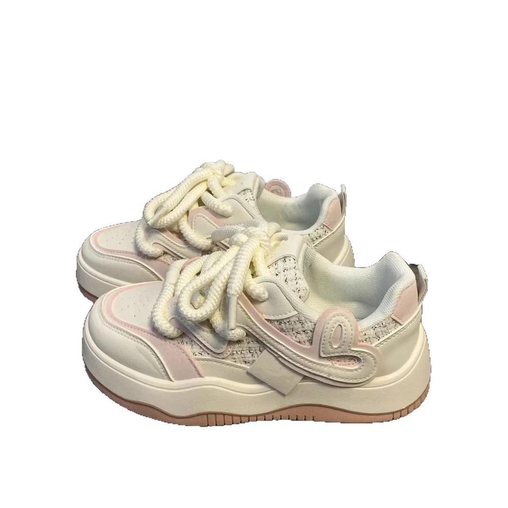 Children's Board Shoes 2025 Spring and Autumn New Fashion Girls' Sports Board Shoes Comfortable Internet Celebrities with the Same Children's Tide