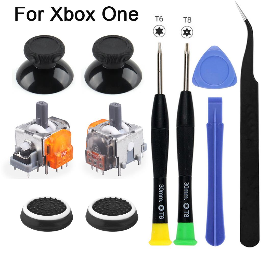 Joystick Elettromagnetici TMR Sostituzione per Controller PS5 Xbox one Stick Anti-Drift con Accessori per Thumbstick Strumento di Riparazione