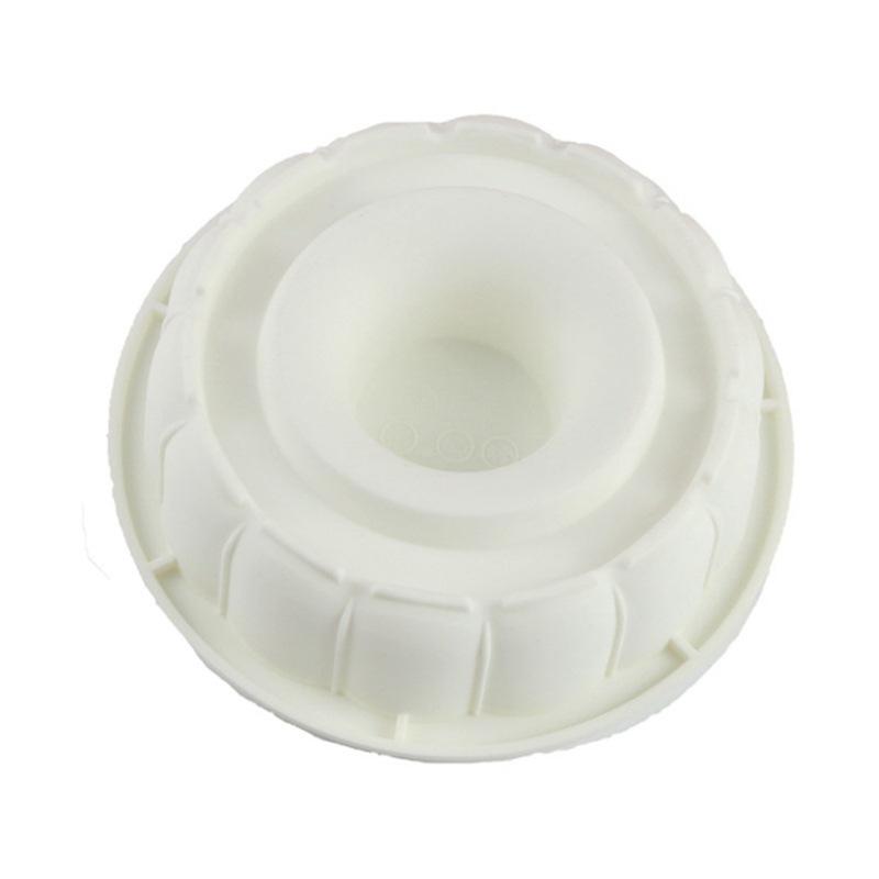 1 Pc Round Groove Flower Mold Silicone Mousse Mold White Round Garland Pastry Chiffon Cake Mold Baking Mold