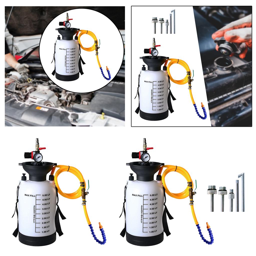 Estrattore Pneumatico di Fluidi per Auto 5L/8L Serbatoio di Riempimento Erogatore di Riempimento Pompa di Trasferimento Olio Motore Pompa per Liquido Cambio Automatico