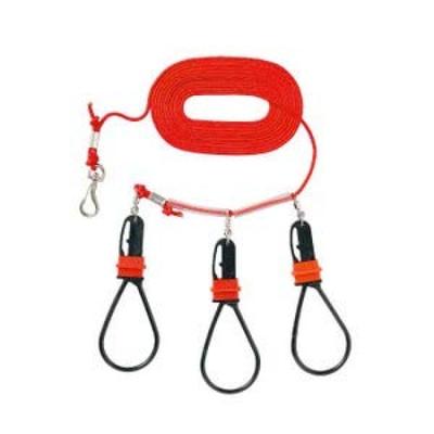 Gamakatsu Set Stringer per Pesca a Spinning Grande, 3 Pezzi, NeroRosso, GM-1446